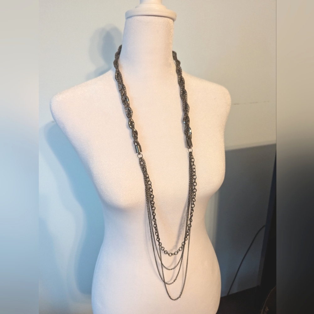 Long layered necklace